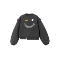 Sudadera niña gris