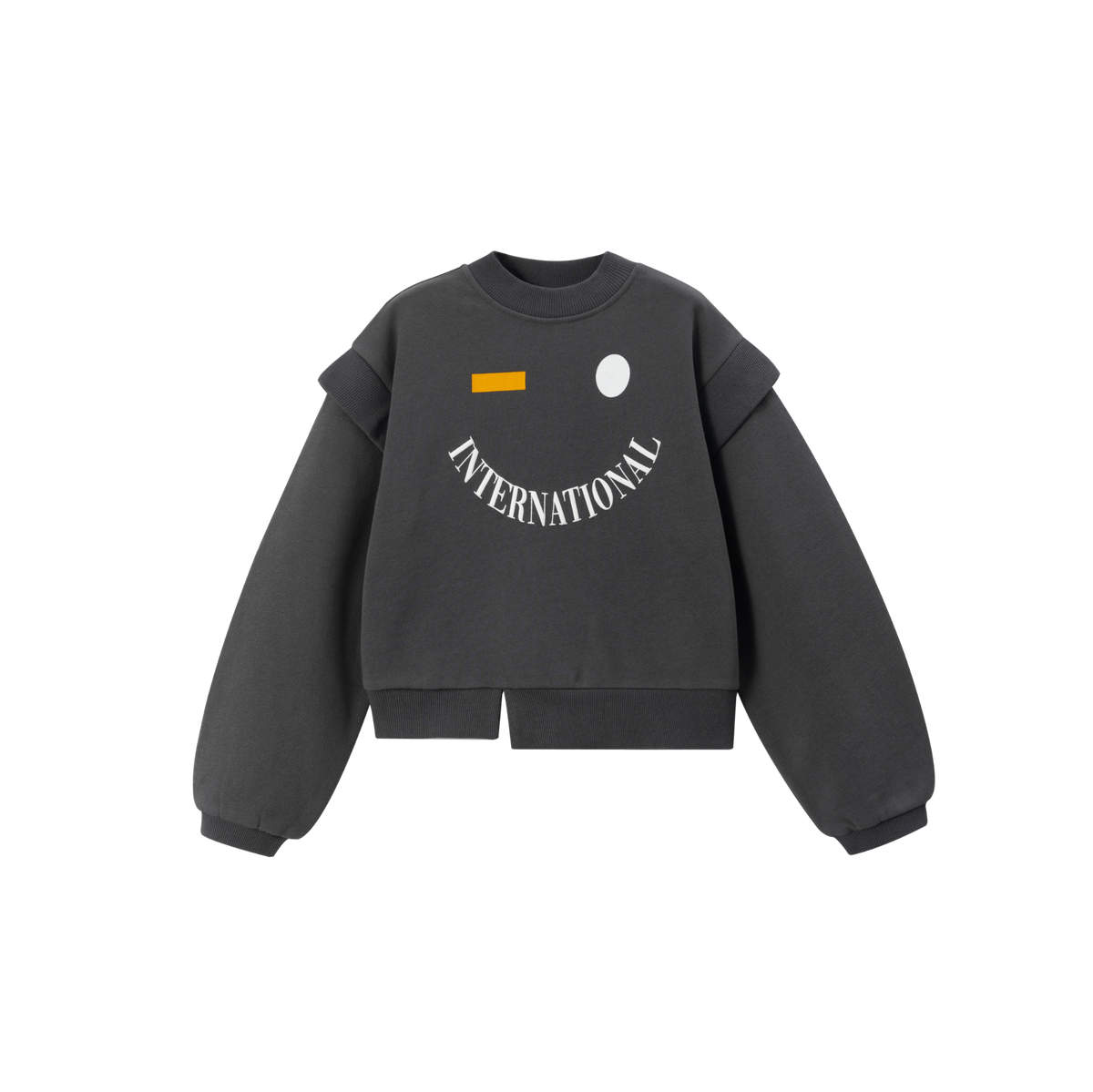 Sudadera niña gris