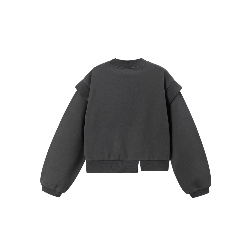 Sudadera niña gris