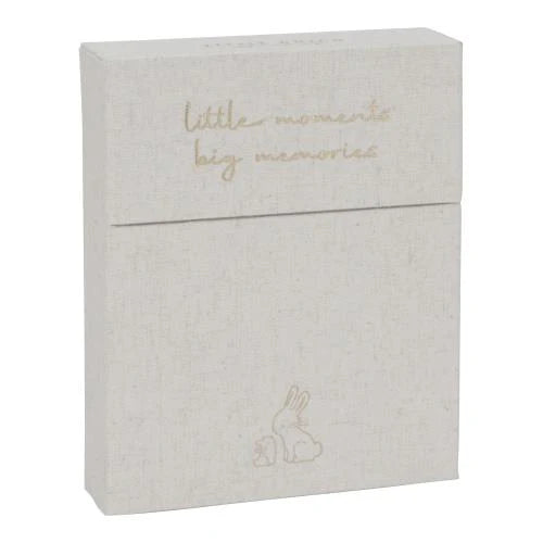 Tarjetas de hitos - Verde - Conejito bebé