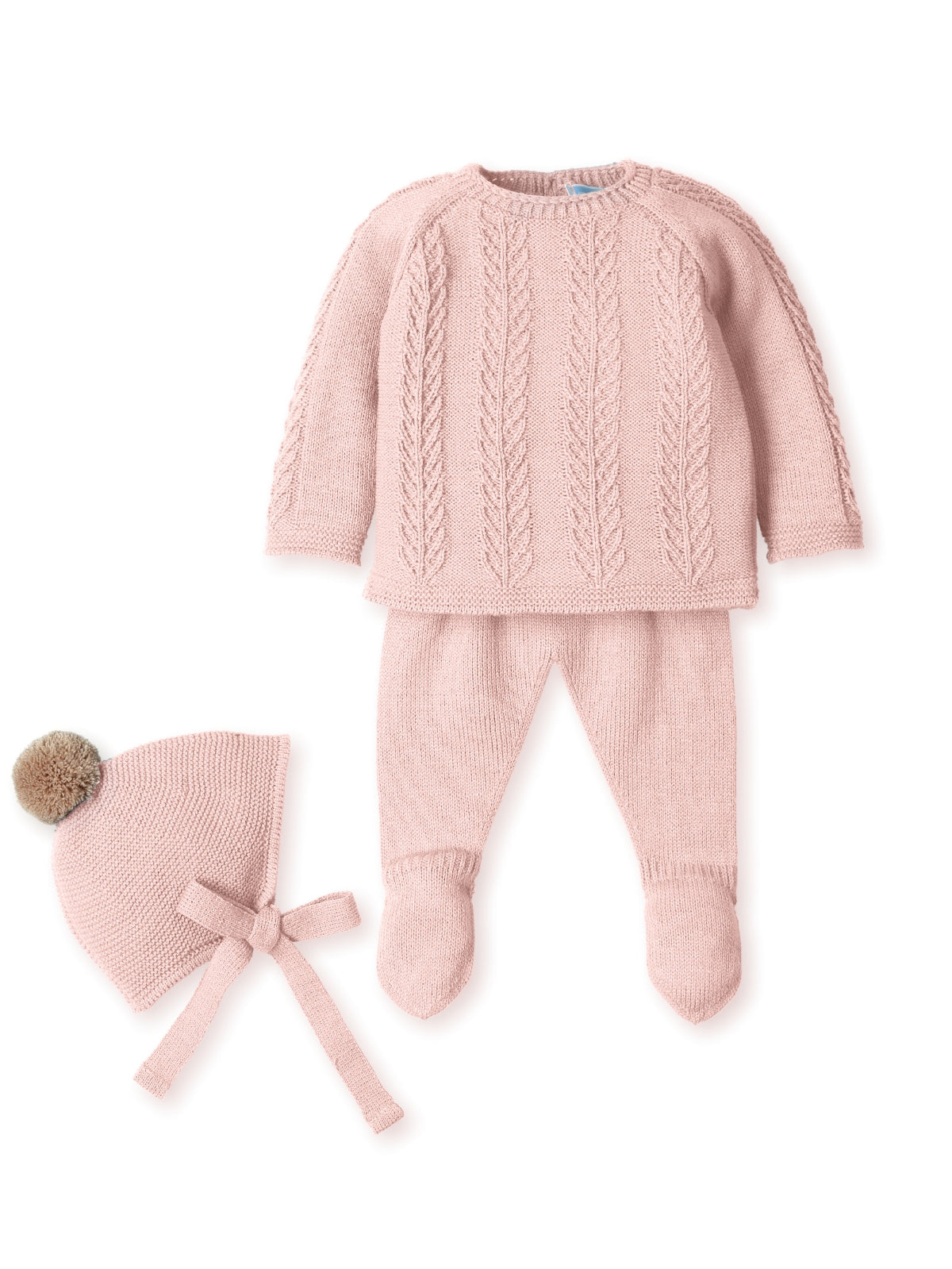 Conjunto 3 piezas canesú menguado ¨Zafiro Winter¨