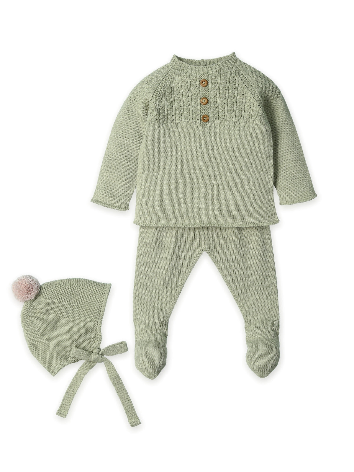 Conjunto 3 piezas canesú trencitas ¨Laurel Grace¨