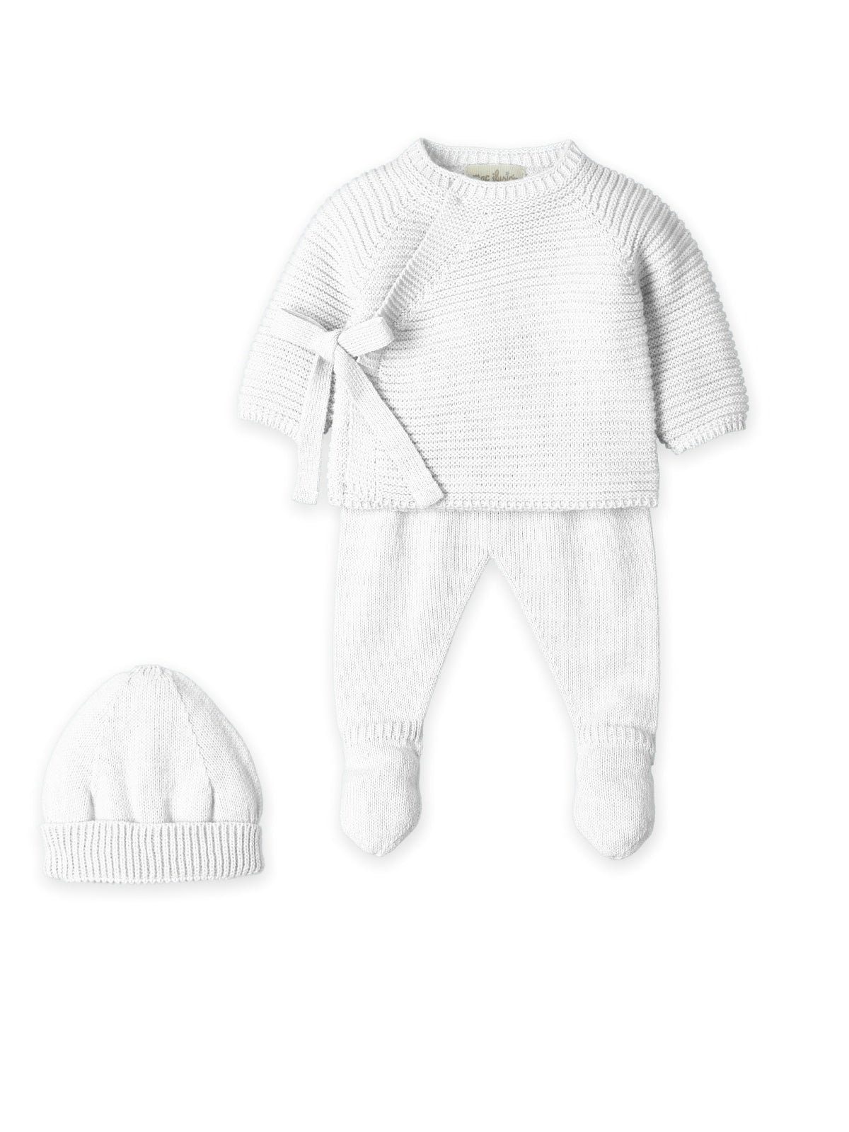 Conjunto 3 piezas canesú cruzado link doble ¨Elegant Winter¨