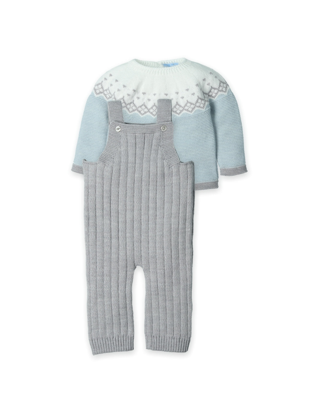 Peto y jersey jacquard alpino