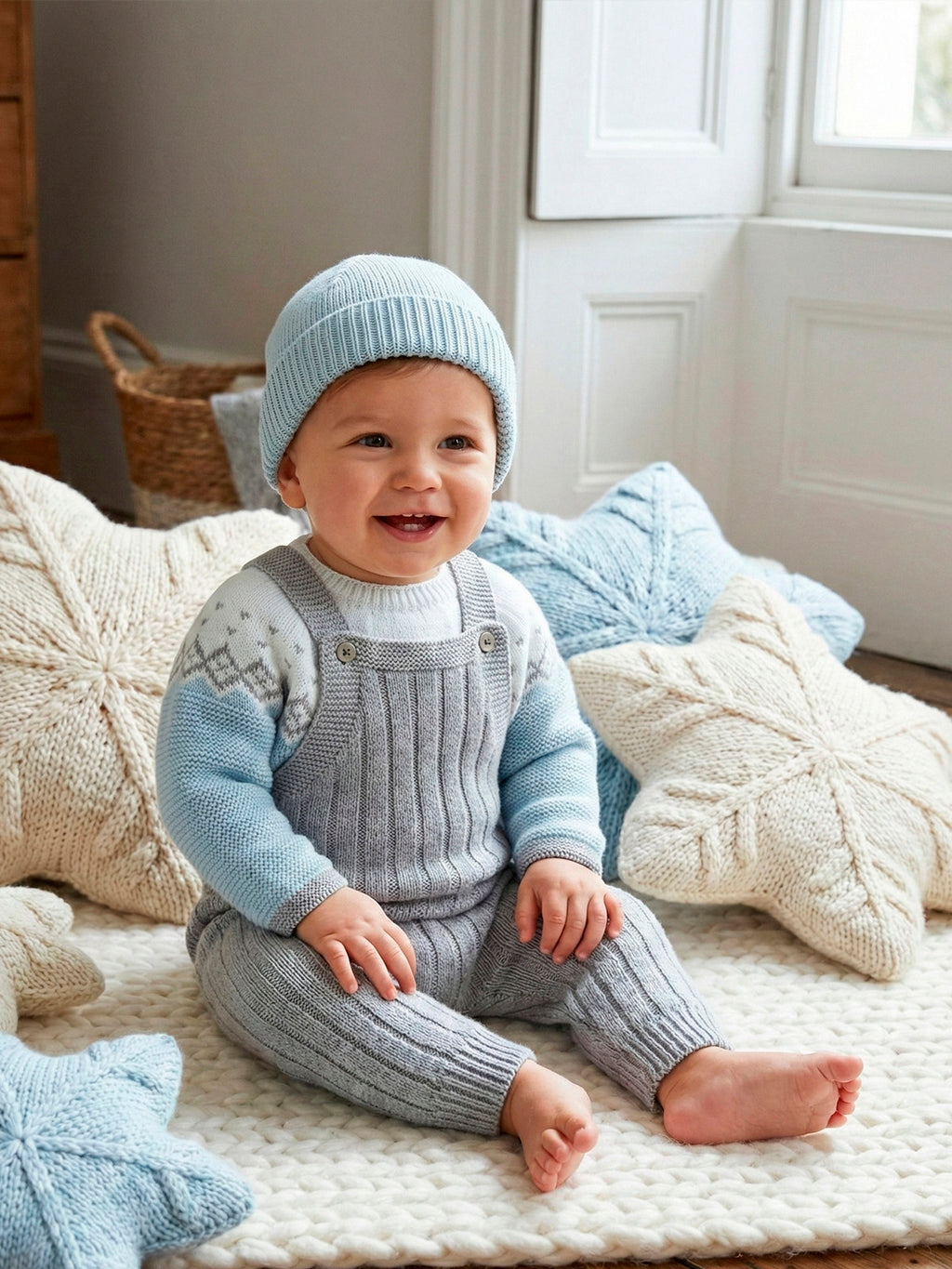 Peto y jersey jacquard alpino