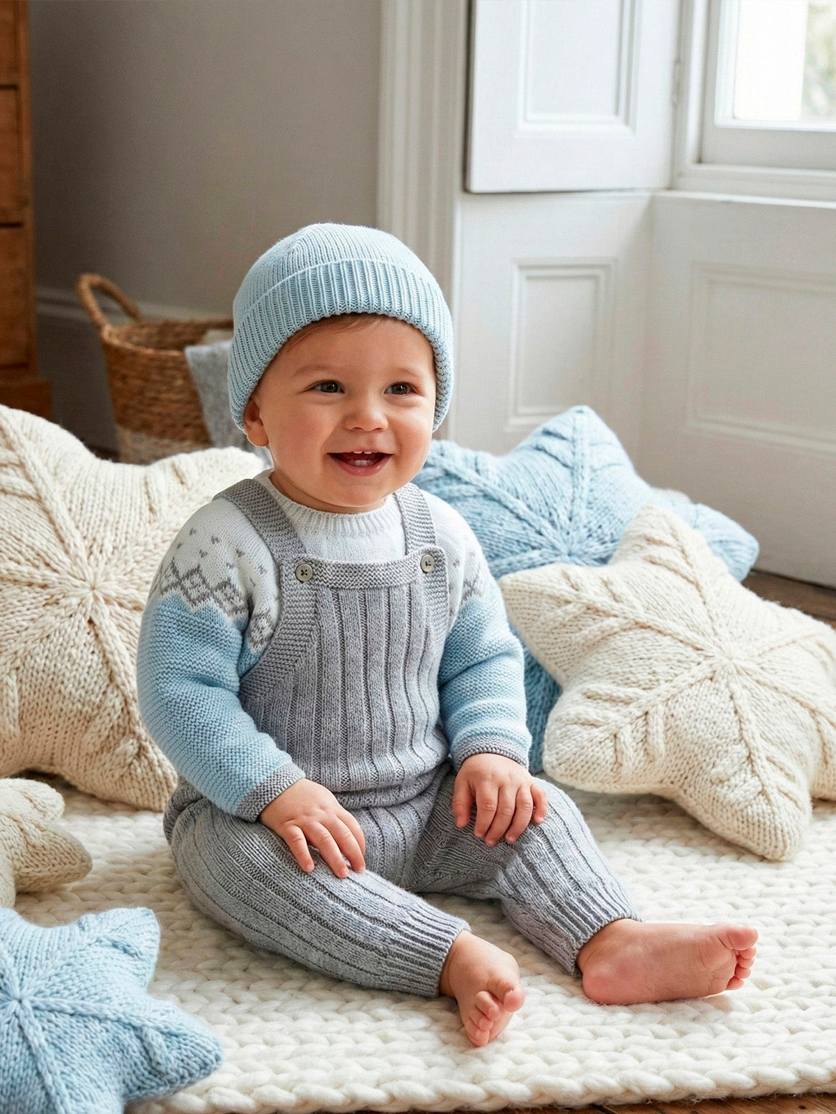 Peto y jersey jacquard alpino
