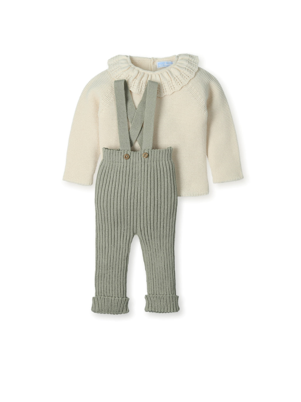 Peto tirantes y suéter cuello punto ¨LAUREL GRACE¨