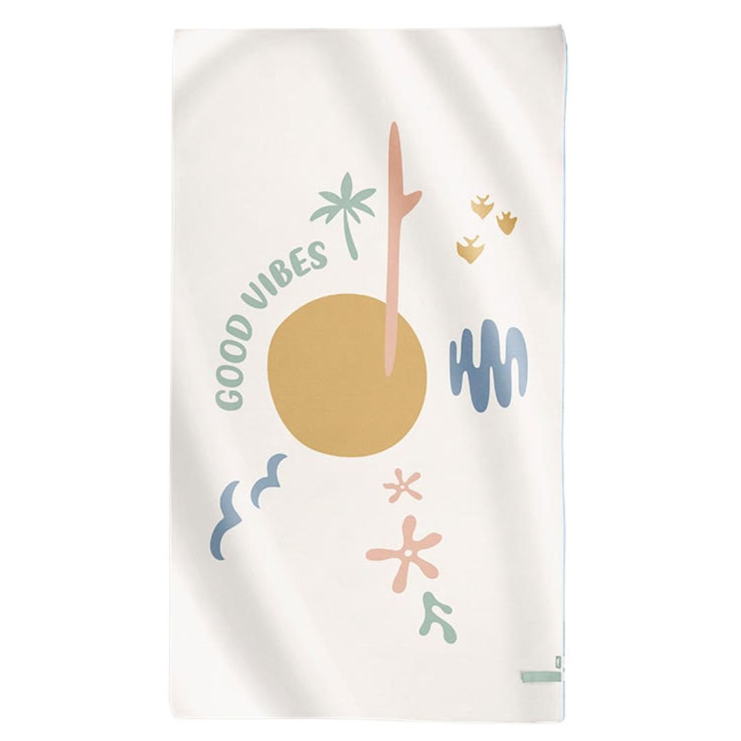 Toalla de playa infantil 90x160cm Good Vibes