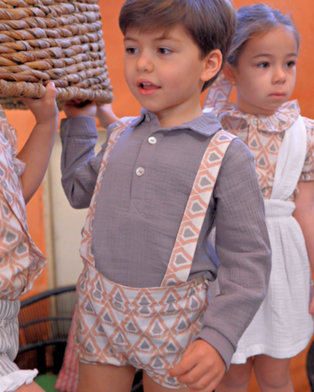 Polera bambula gris