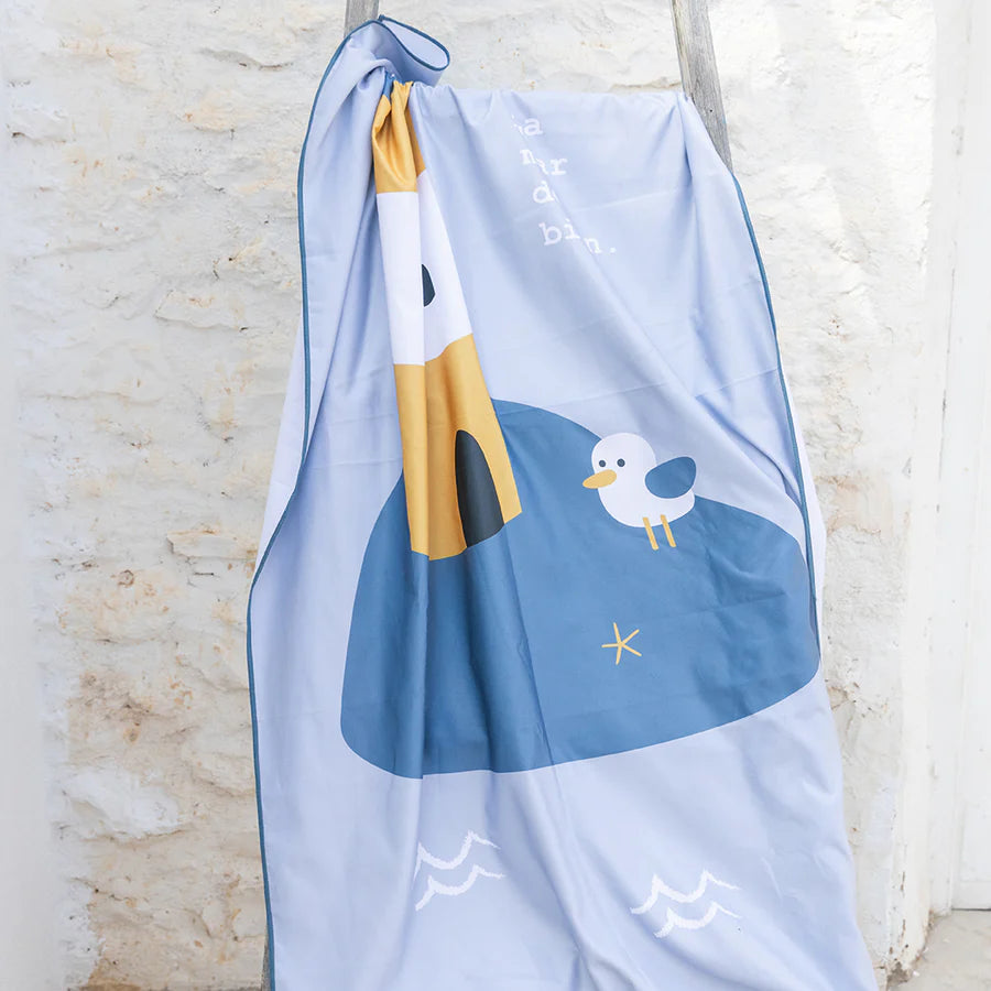 Toalla de playa infantil 90x160cm Navy Hugs