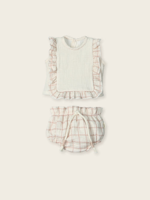 Blusa sin mangas y culotte Leah Milk + Astrid GRID