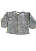 Jersey trenzado en sisa gris
