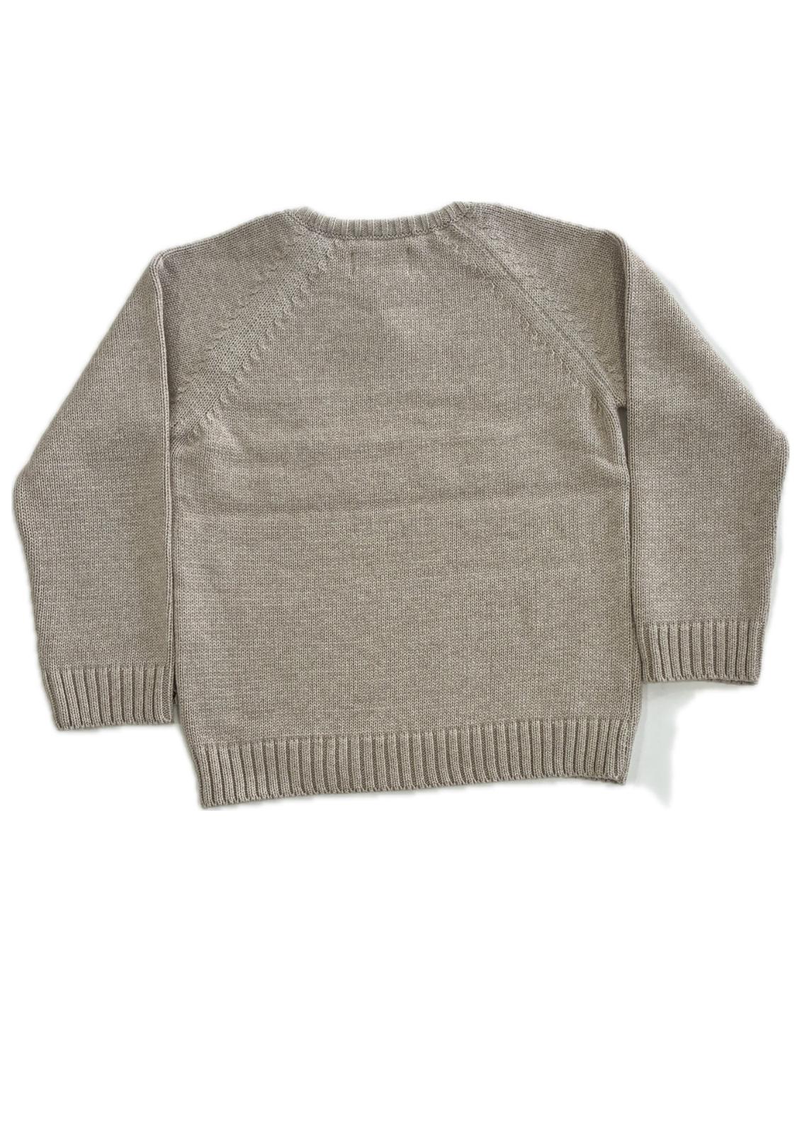 Jersey beige botones
