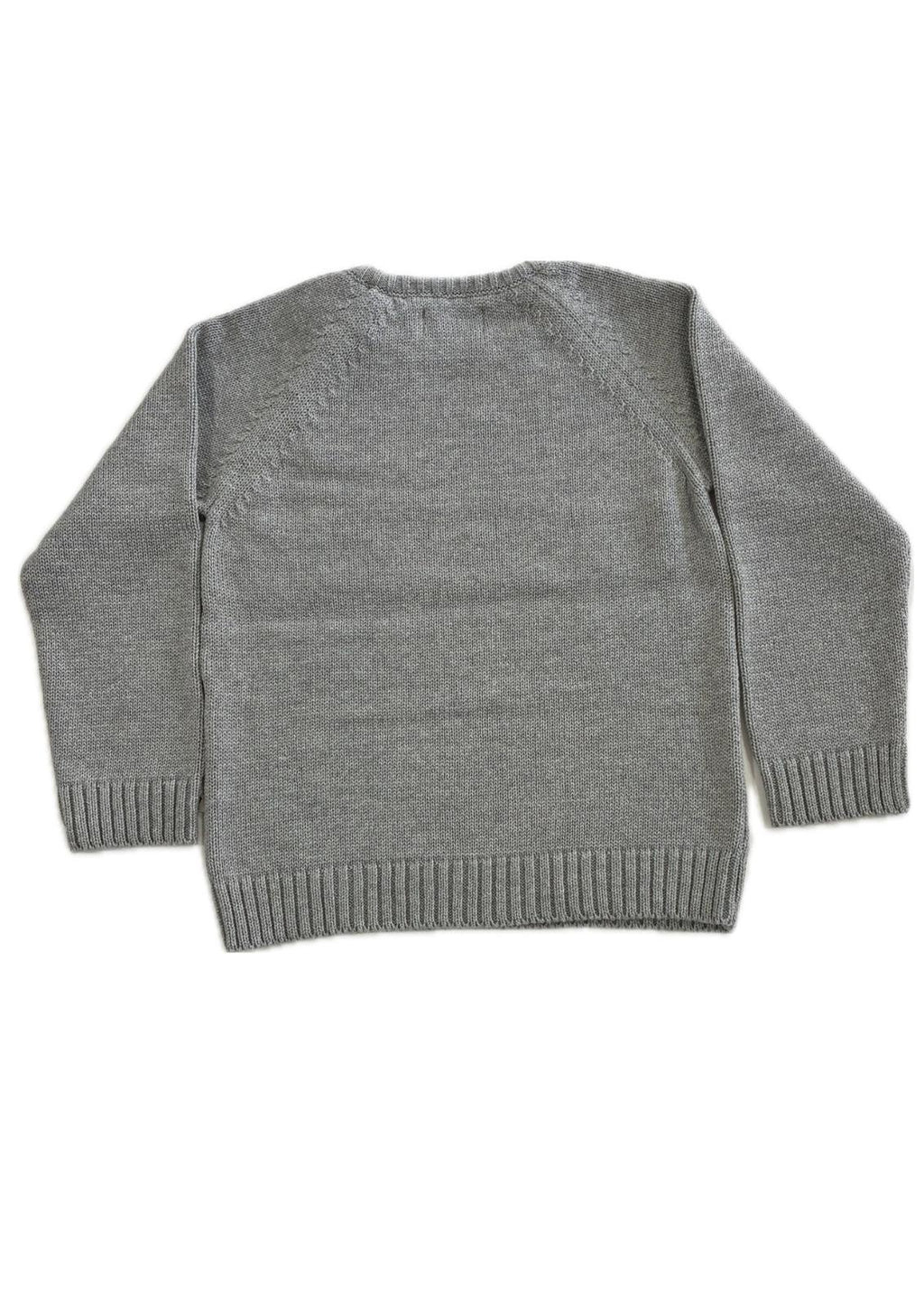 Jersey gris botones