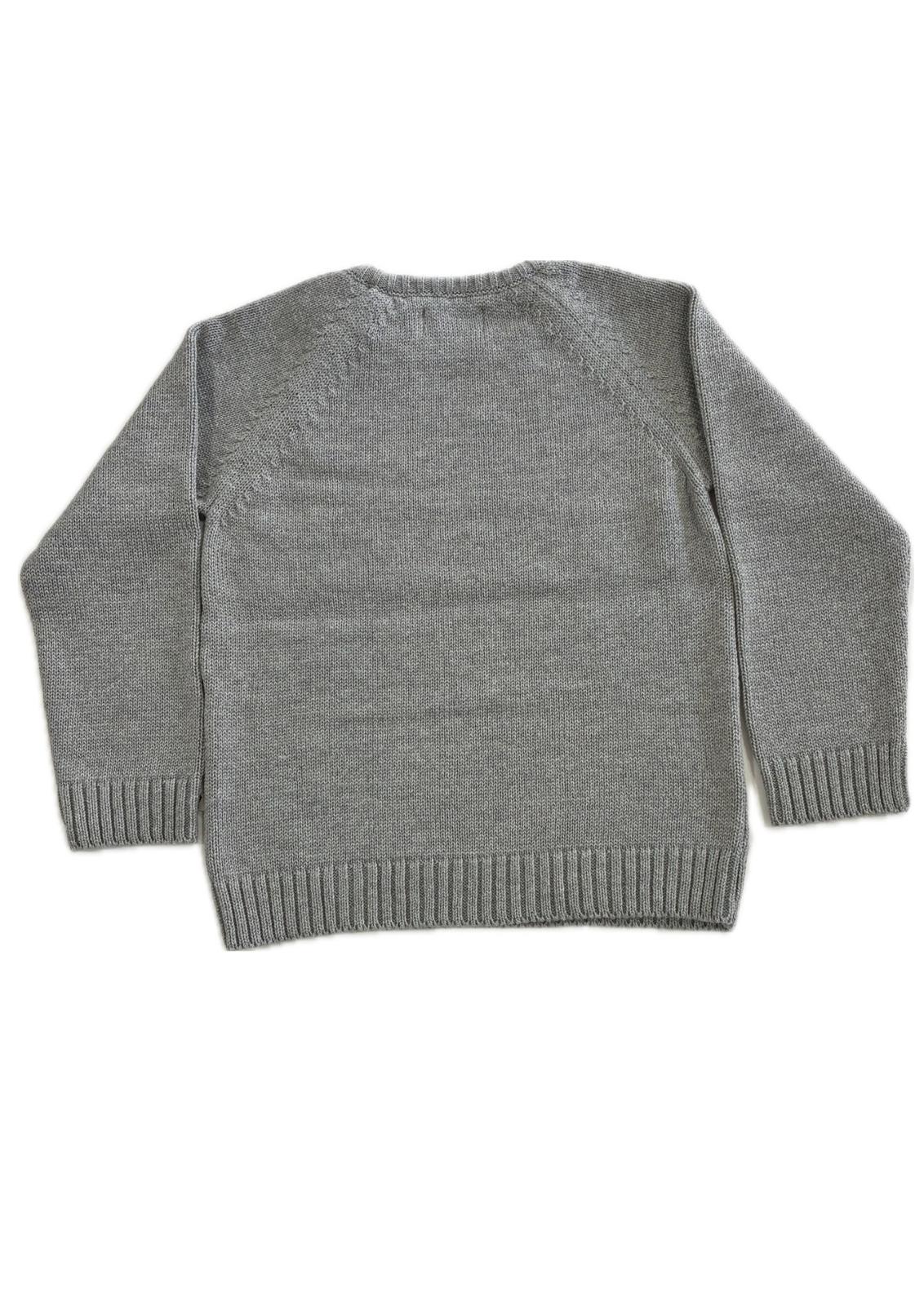 Jersey gris botones