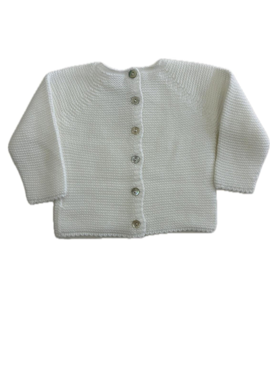 Jersey punto bobo blanco