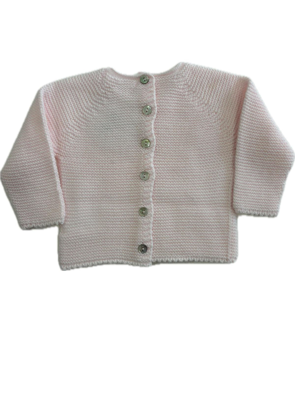 Jersey punto bobo rosa bebe