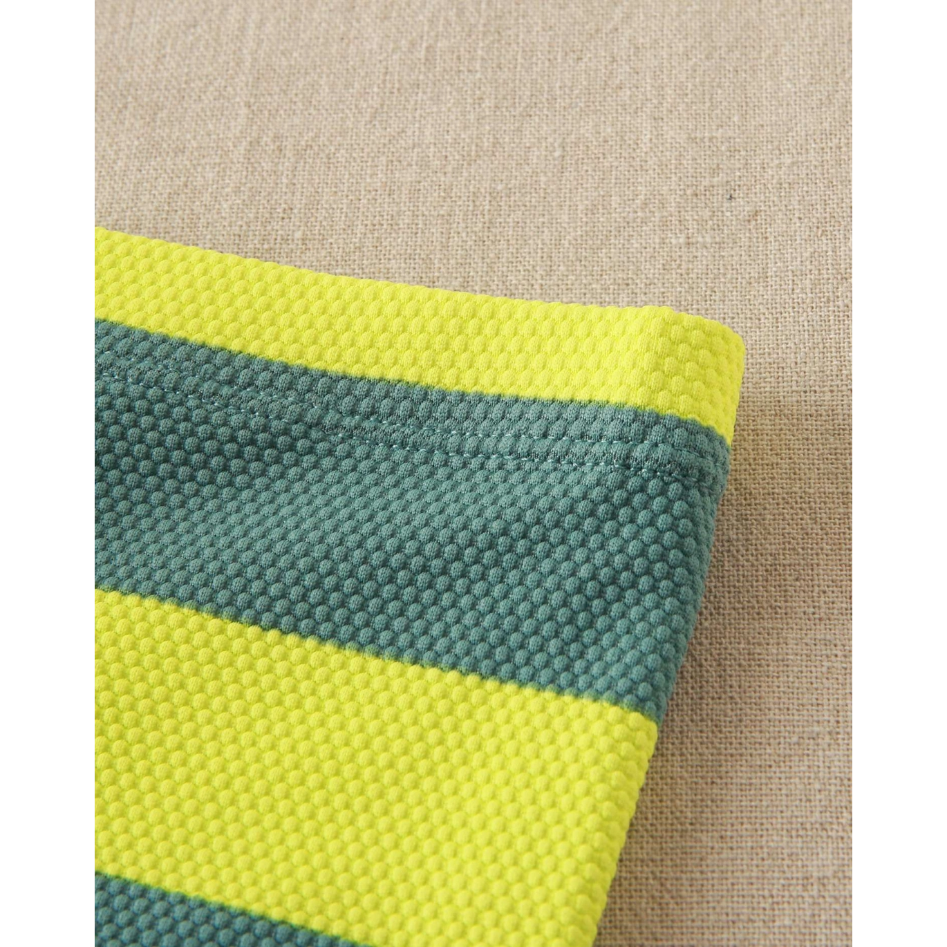 Bañador de bebé tipo bóxer de rayas con cintura ajustable