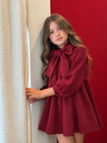 Vestido Granate Liso Eve Children