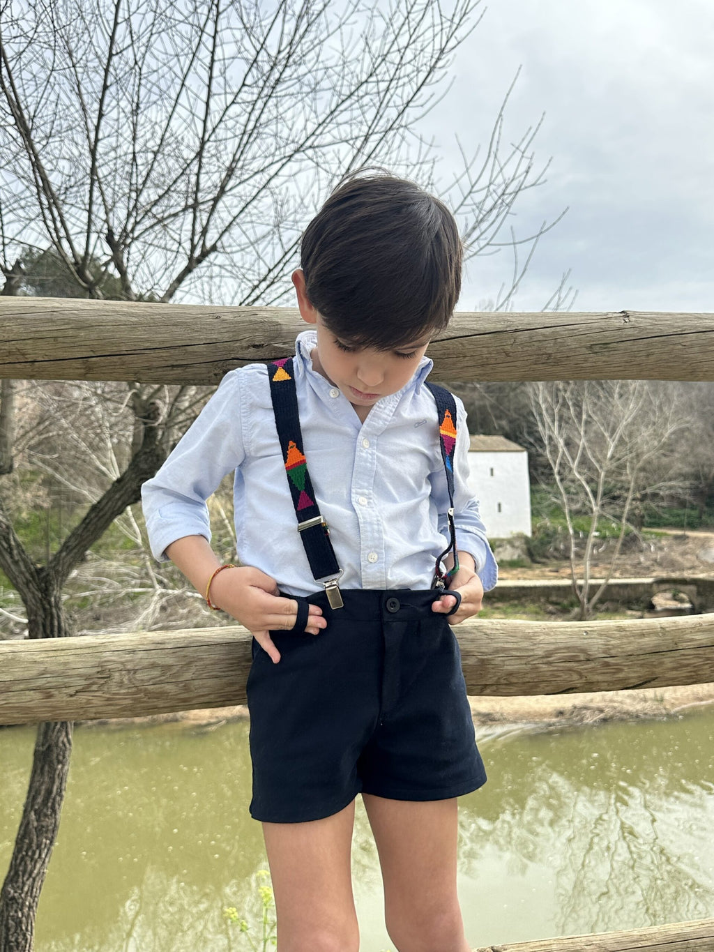 Pantalón chino marino