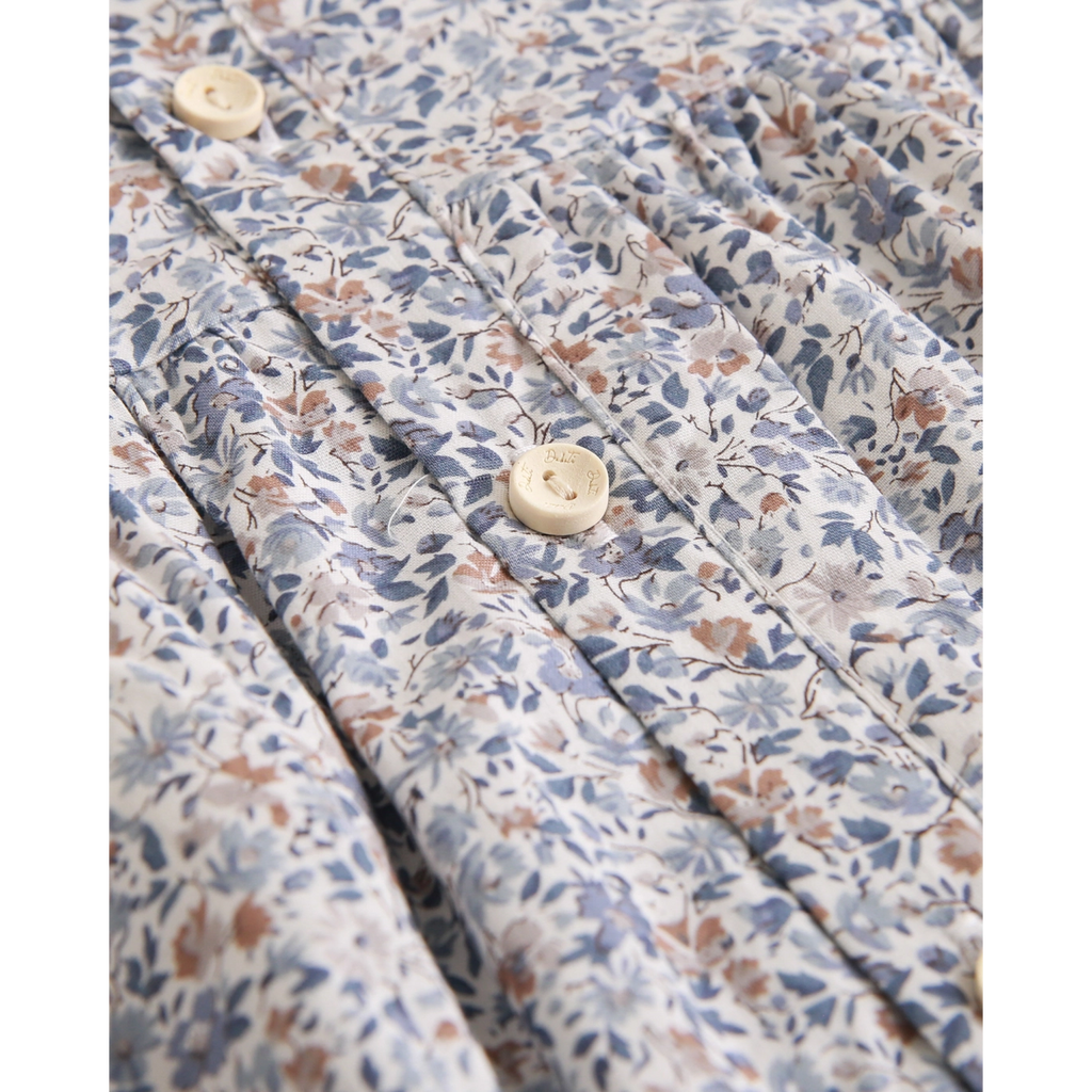 Ranita de bebé de flores con detalle bordado en cuello
